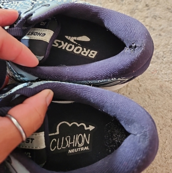 Brooks Ghost 14 Womens Running Shoe In Tourmaline/Navy/Aqua 9 - Picture 14 of 14